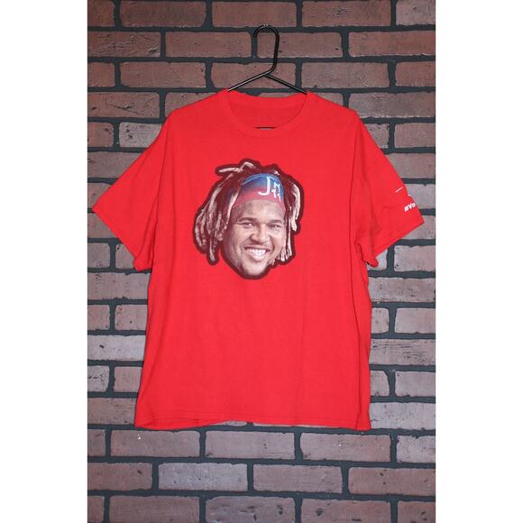 Men's Cleveland Guardians Jose Ramirez Graphic T-Shirt | Red | Size 2XL - Picture 2 of 4